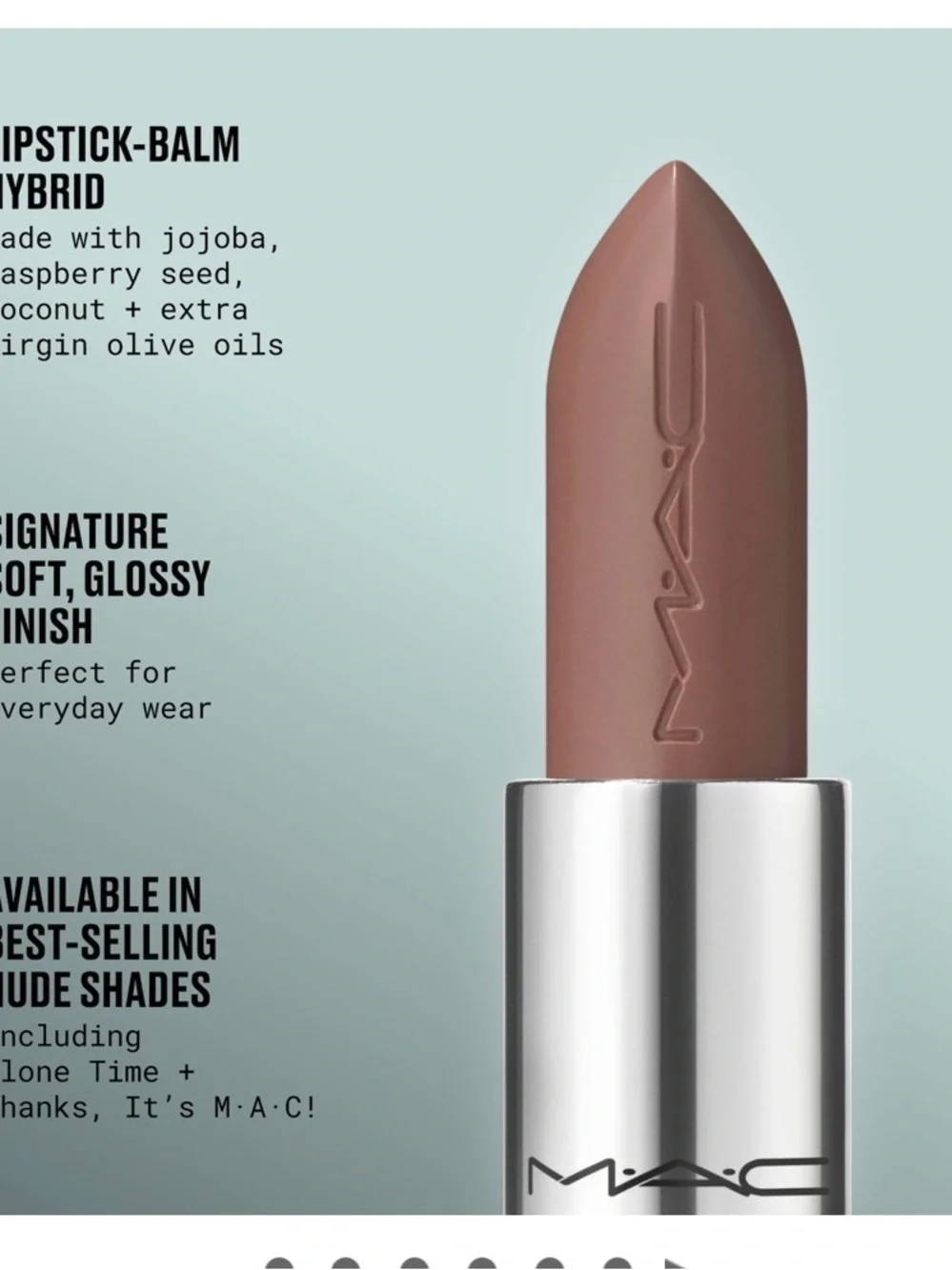 MAC Cosmetics Lipstick in Mauve Brown